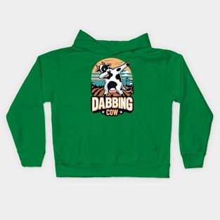 Dabbing Cow Farm Kids Hoodie